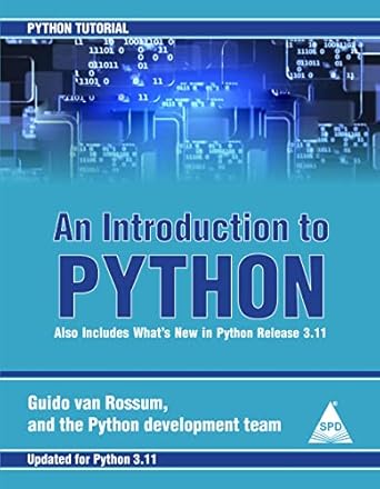 Buy An Introduction to Python Tutorial and What’s New - Version 3.11 ...