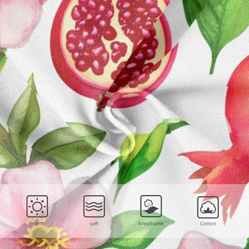 Cotton Toddler Underwear Custom Watercolor Pomegranates Floral Cute Panties Girl Flower Briefs Undies Kids 2t3