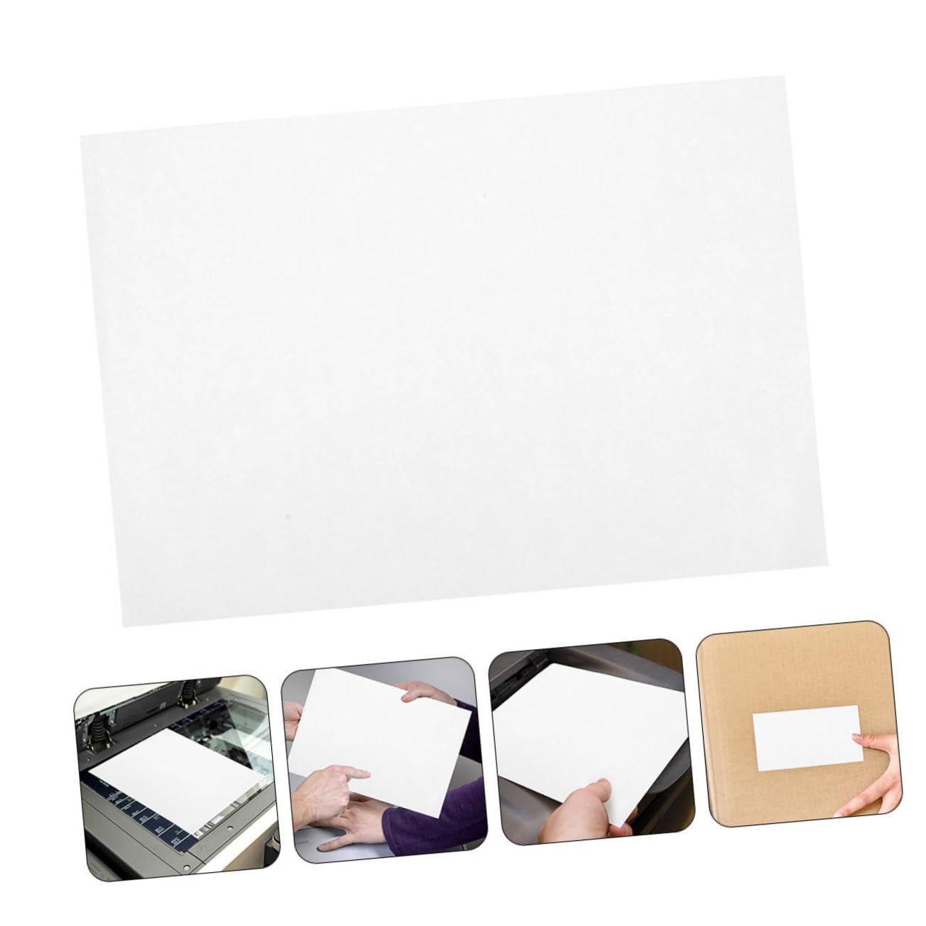 Uonlytech 100fogli Etichette Adesive Stampabili in Carta Adesivi Per Stampante Etichette Per Indirizzi Personalizzabili e Riutilizzabili Per Ufficio e Casa