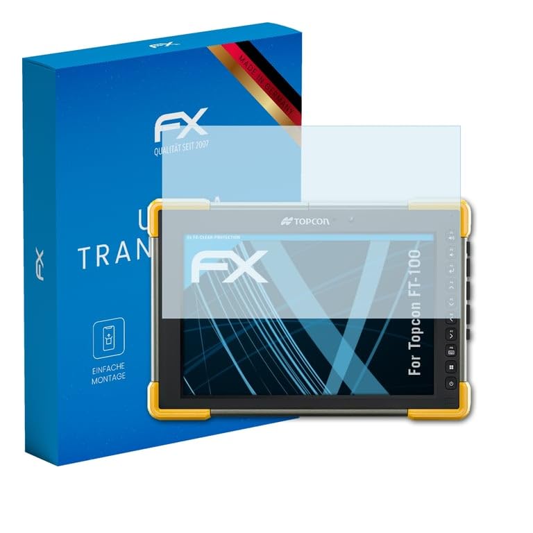 atFoliX Screen Protection Film compatible with Topcon FT-100 Screen Protector, ultra-clear FX Protective Film (2X)