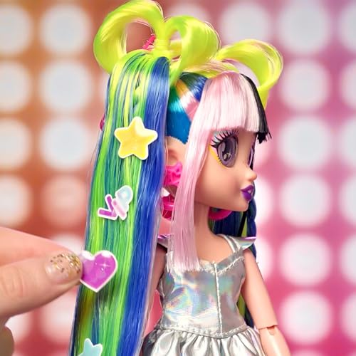 Muñeca de moda VIP Girls Hair Makeover Megan 11" con accesorios miniatura 6