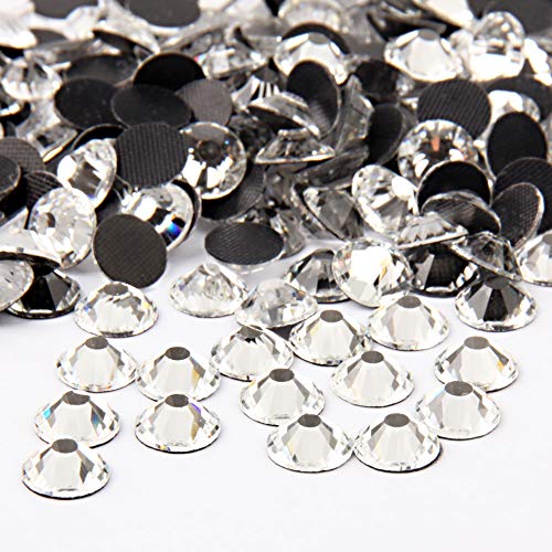 Image of Beadsland Crystal Hotfix Rhinestone,Machine Cut Stone 100pcs /pkg (Crystal, 8mm)