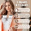 Hands Free Breast Pump Wearable MY-376 - Strong Suction & Low Noise Wearable Breastfeeding Pump with 3 Mode &9 Levels, Portable Electric Breast Pump - 24mm Flange, 2 Pack (White)
