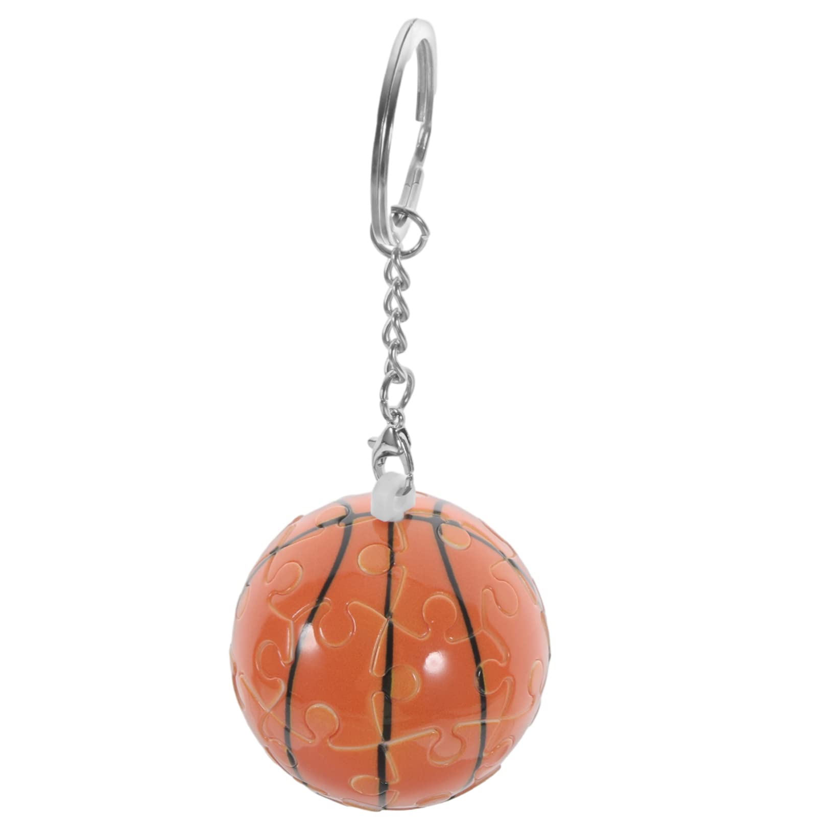 UKCOCO Portachiavi Sportivo Forma Pallone Design Puzzle per Decorare Chiavi Resistente per Adulti Portachiavi Multifunzionale per Sportiva