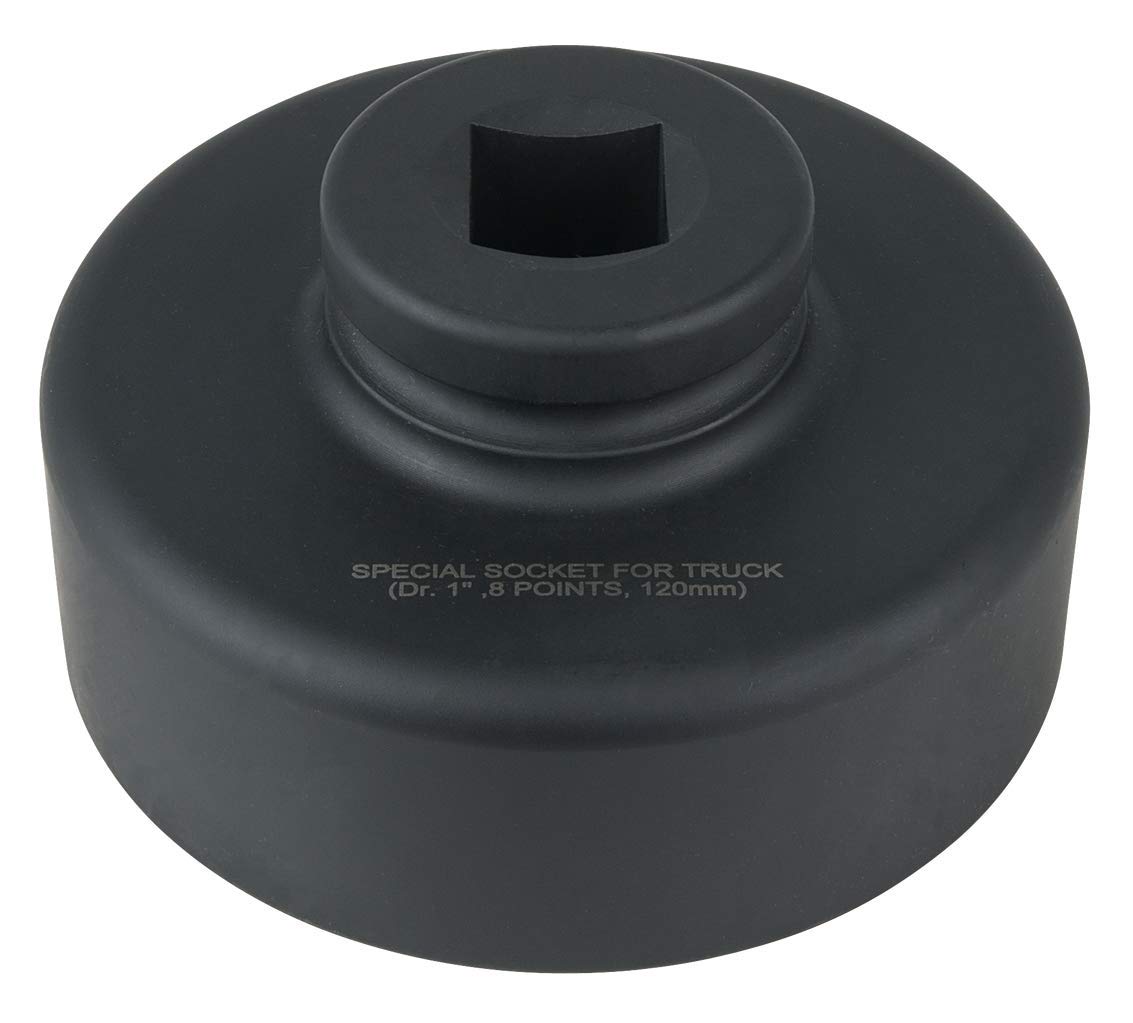 KS Tools 460.3330 1" Axle Nut Wrench, Octagonal, Short, 120 mm