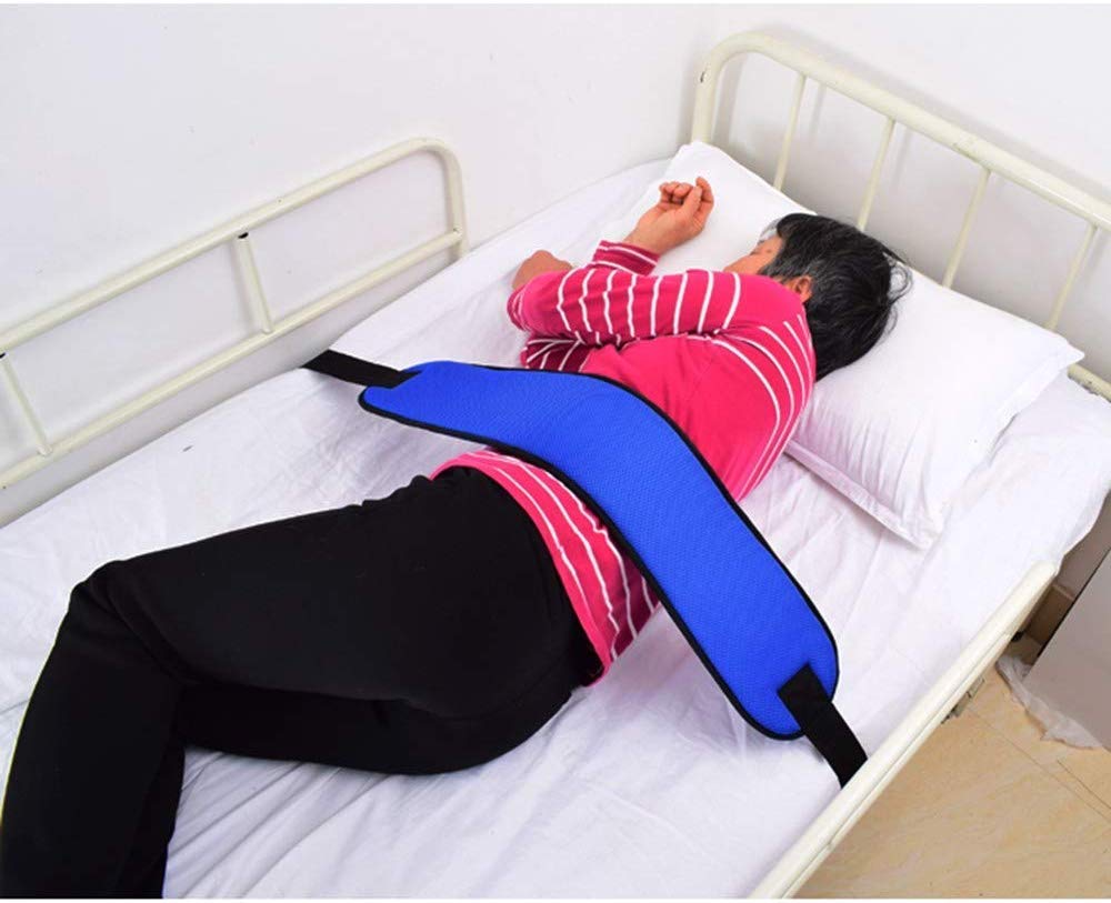 Wheelchair and Mattress pad seat Belt Fall Arrester, Bed Restraint Belt, Bed guardrail with Elderly Care Safety System Shield, Anti-roll Control Belt (350cm)