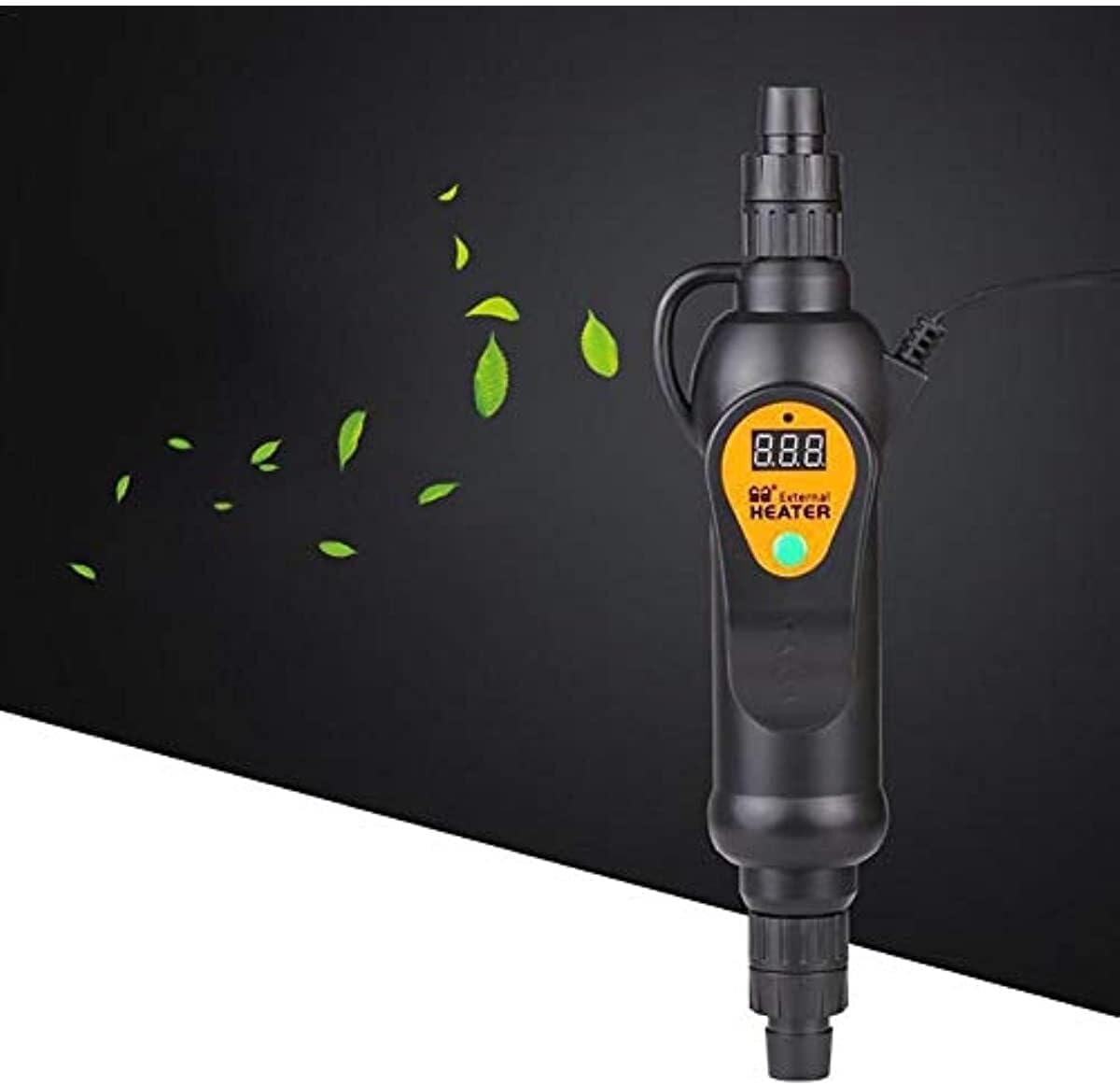 Termostato de Calentador Externo 220 V ~ 240 V Temperatura Ajustable Sumergible para Filtro de Recipiente de Tanque de Peces de Acuario LCD en línea 300 W/500 W (500 W)