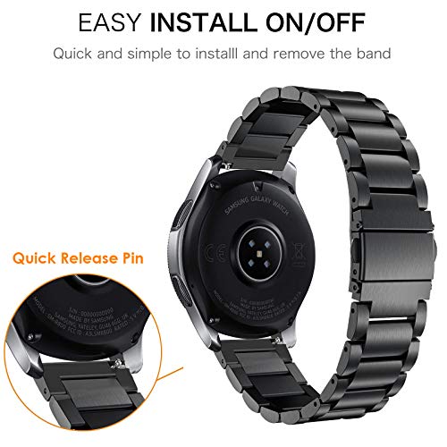 Hatolove Bandje Compatibel met Galaxy Watch 3 45mm/Huawei Watch GT2 46 mm/Watch GT 46 mm/Watch GT Active/Watch 2 Pro… - Image 3