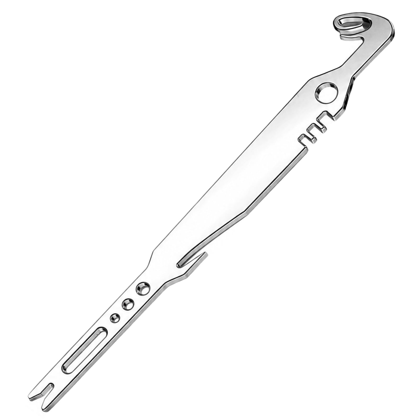 6-in-1 Stainless Steel Fishing Multi Tool Hook Remover and Knot Tyer，1