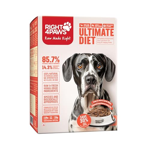 Dry Dog Food - Ultimate Diet - Large & Giant Breed Diet for Adult with High Nutrition 85.7% Animal Source, Omega 3 & Omega 6 | Low Risk of Obesity| Reduced stools, 2kg