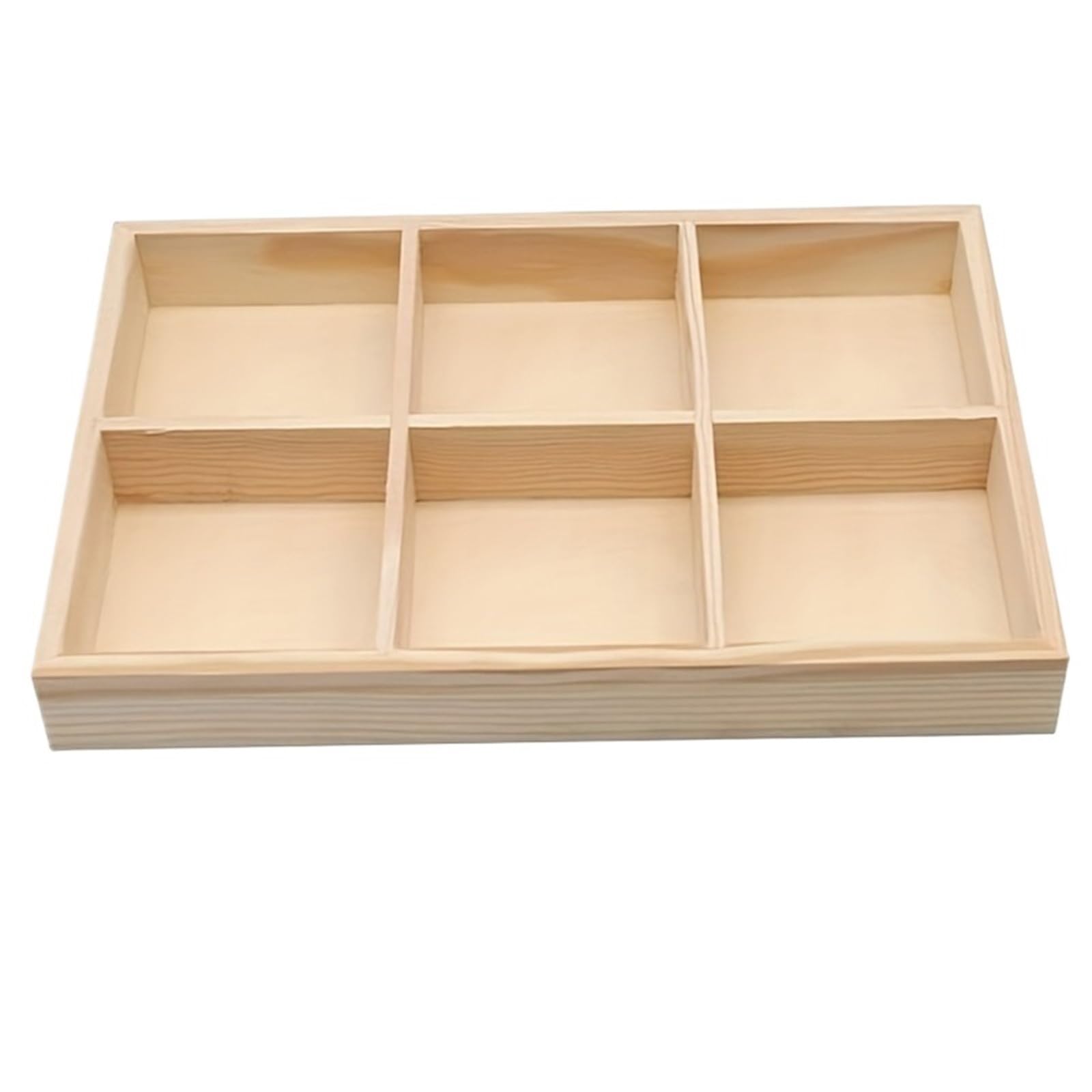 Organisateur De Sachets De Thé Organisateur de stockage de sachets de thé en bois, boîte de conteneur empilable, support en bois à 6 compartiments, porte-stylo de bureau, organisateur de bureau Pour R