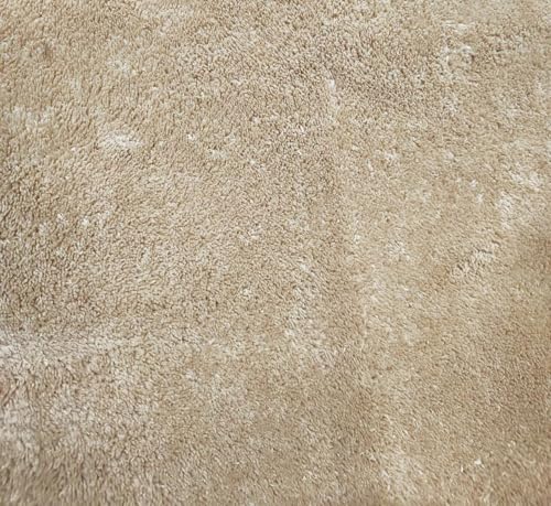 Image of Ultra Soft Bedside Runner Rug 22x55 Inch, Anti-Slip Floor Mat for Bedroom, Long Plush Carpet Runner for Bedside, Living Room, Hallway & Home Decor, Washable Comfortable Area Rug (Beige)