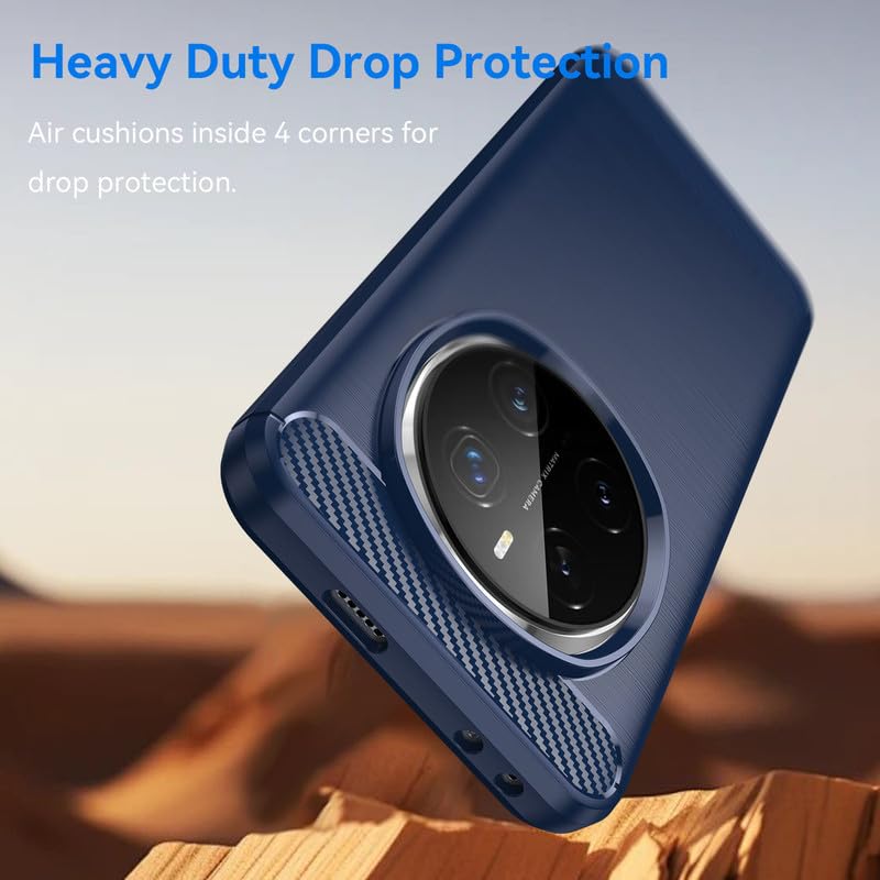 Image of Basic Case for Honor X9C (Carbon Fibre Blue)