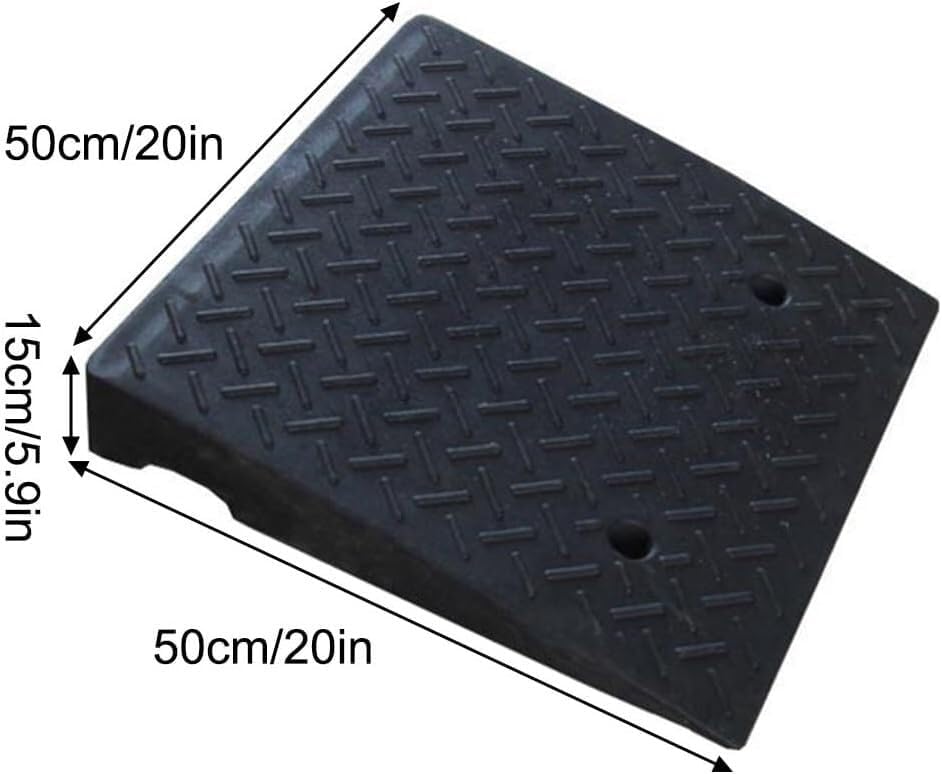 LXXW ゴム製縁石スロープ ポータブル道路縁石ランプ、ゴムランプ、車椅子、歩道、荷積みプラットフォーム縁石に適しています