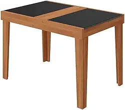 Mesa de Jantar Extensível 140 cm Naturalle Pinhão