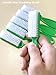 SQULIGT 6Pcs Nail Brush for Cleaning Fingernails, Handle Grip Cleaning Brush for Nail and Toenail, Nail Dust Brush Manicure Pedicure Tools Scrubbing Brush Women Men Home Salon(Green)