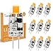 I-SHUNFA G4 1W LED Lampen warmweiss 3000K AC/DC 12V LED Birnen ersatz g4 10w halogen Leuchtmittel für Schlafzimmer, Küche, Esszimmer, Büro(10er Pack) 1W LED günstig Kaufen-I-SHUNFA G4 1W LED Lampen warmweiss 3000K AC/DC 12V LED Birnen ersatz g4 10w halogen Leuchtmittel für Schlafzimmer, Küche, Esszimmer, Büro(10er Pack)