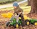 rolly toys John Deere Pedal Tractor with Working Front Loader and Detachable Trailer, Youth Ages 3+