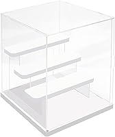 Vista 7 de Choowin Vitrina de acrílico transparente de 3 niveles para coleccionables, mini figuras, Pop Mart, Labubu, Sonny Angel, Smiski - Caja de exhibición
