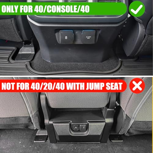 Image of Trash Can Compatible with 2021-2025 2026 Ford F150 Trash Bin One-Touch Garbage Can Push-to-Open Trash Bin Extra Rear 2nd Row 7.4L Center Console Storage Box for 2024 F-150 Accessories