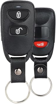 Key Fob Replacement for Hyundai Tucson 2005 2006 2007 2008 2009 Remote Control Car Key Fob 3 Buttons 433Mhz FCC ID OSLOKA-320T