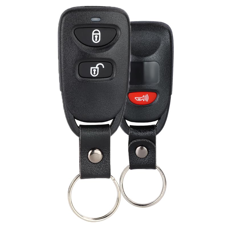 Aichiyu Key Fob Replacement for Hyundai Tucson 2005 2006 2007 2008 2009 Remote Control Car Key Fob 3 Buttons 433Mhz FCC ID: OSLOKA-320T