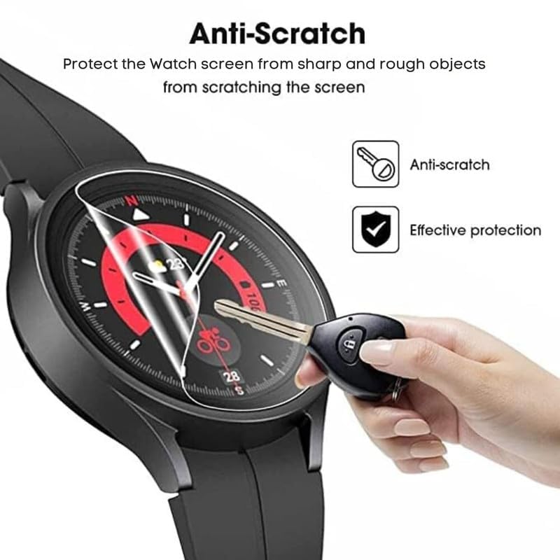 Image of 2-Pack Screen Guard for NoiseFit Crew 1.38 inch inch Smartwatch Protector | Flexible, Unbreakable, Bubble-Free Installation | Not Tempered Glass | Edge-to-Edge Coverage