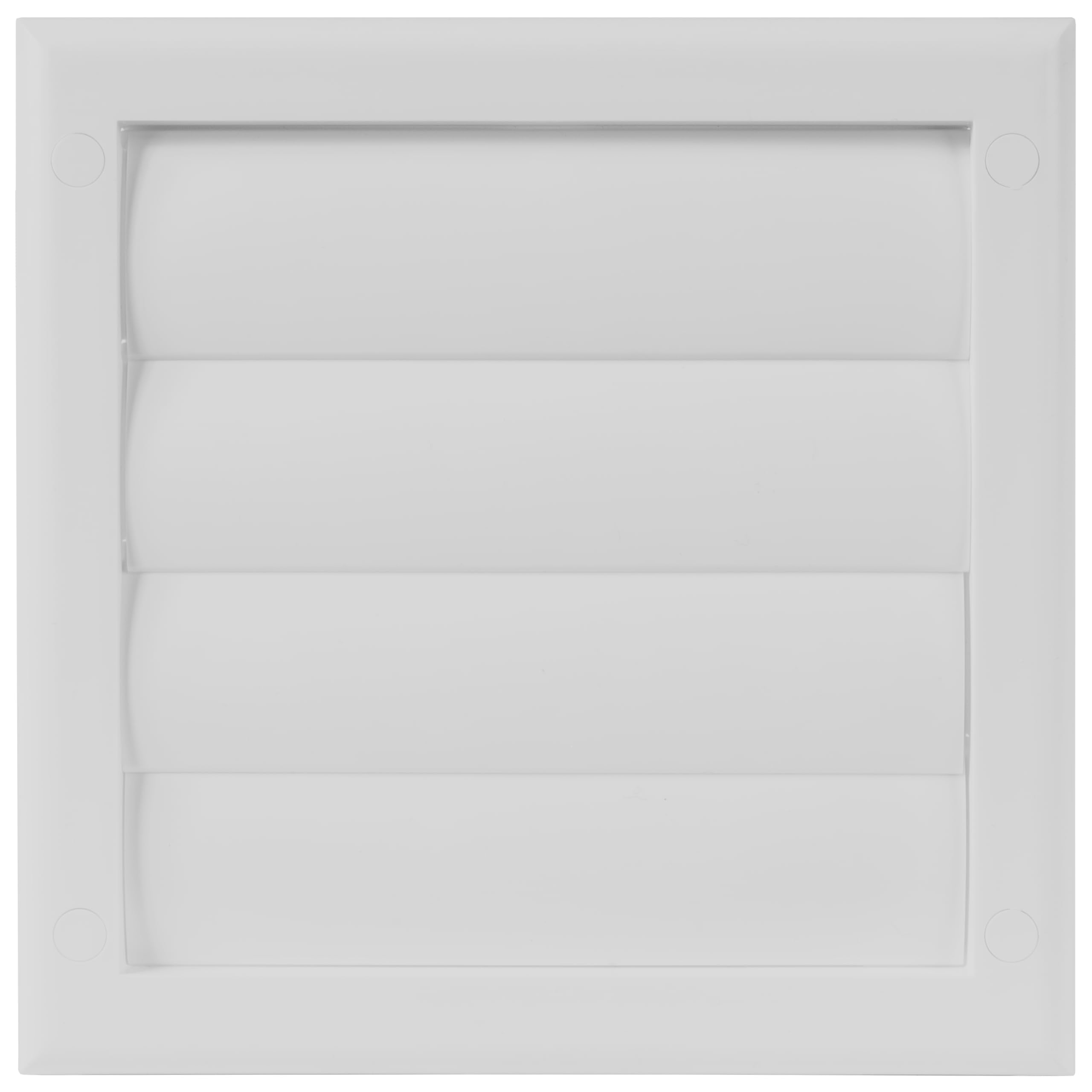 ECOPRO VENT White 125mm Extractor Fan Vent Cover - ABS Back Draught Shutter & Ventilation Grille - Fits Inside Duct or Wall Openings - Outdoor Vent Cover for Walls - 125mm Vent Cover, Air Vents