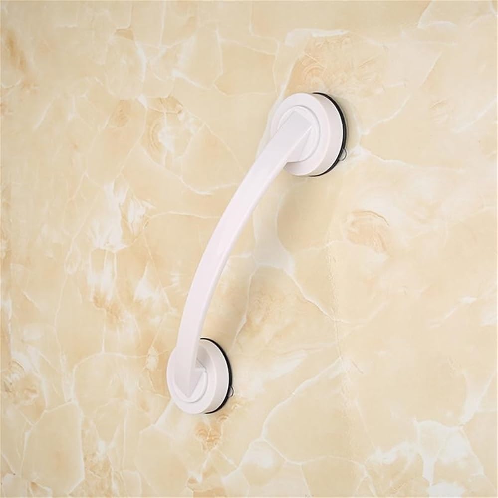 Maniglie corrimani Ventosa Potente Bagno corrimano Vasca da Bagno a Parete Anziani e Maniglie di Sicurezza Bambini Barre di Sostegno Vasca(White 30x6.5cm)