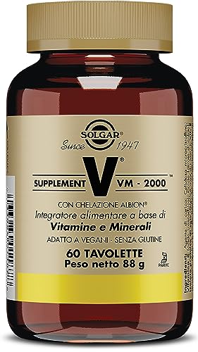 Solgar SUPPLEMENT VM‑2000 60 TAVOLETTE – Multivitaminico/minerale adulti