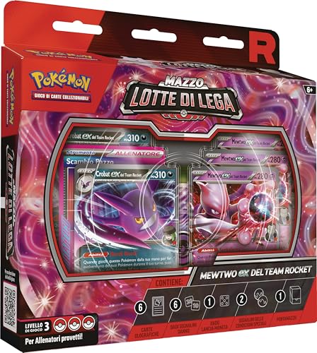 Pokémon: Mazzo Lotte di Lega Mewtwo-ex del Team Rocket del GCC (mazzo di 60 carte pronto all’uso)