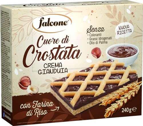 Falcone Trancio Cuore Di Crostata Gianduia Gr60x4 Falcone, 240g