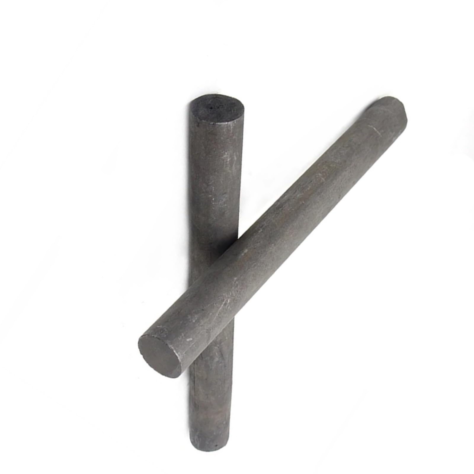 Barra de grafito sólido Varillas cilíndricas de electrodos grafito 20 piezas, barras carbono negro, varillas fusión crisol for herramientas industriales(12X350mm)