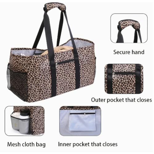 YELAIYEHAO Large Utility Tote Bag, Foldable Collapsible Tote for Storage Pool BeachShopping picnic laundry gym and Luggage3