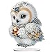 DISDADA DIY 5D Diamond Painting Eule Aufsteller, Diamant Malerei Tischdeko Kunst Set, für AnfäNger Hausgeschenk Familie Deko Geschenk (Eule) Painting Set günstig Kaufen-DISDADA DIY 5D Diamond Painting Eule Aufsteller, Diamant Malerei Tischdeko Kunst Set, für AnfäNger Hausgeschenk Familie Deko Geschenk (Eule)
