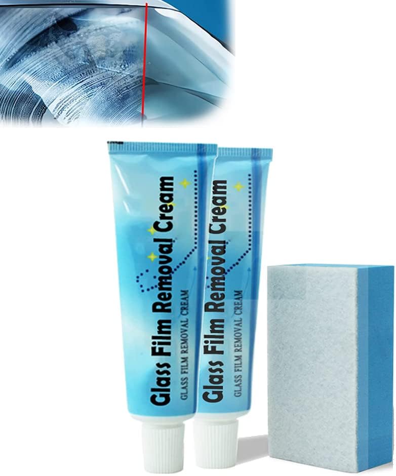 ZUCCO Car Glass Oil Film Cleaner, Glass Oil Film Removing Paste, Glass Film Removal