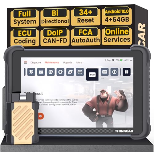 THINKCAR Car Diagnostic Tool TK689BT Bidirectional Diagnostic Tool All System Automotive Diagnostics OBD2 Car Scanner with Action Test 34+ Reset FCA Autoauth CANFD&DoIP Wireless Update