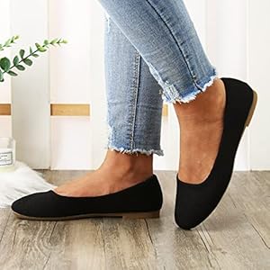 Women's Carree Flat Shoes Slip On Pointed Shoe Flat Mouth Simple Single  Shoes Casual Shoes Work Shoes Festive Ladies, Black : Amazon.nl: Fashion