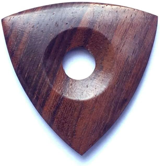 ギターピック プレクトラム ローズウッドウッド ウッド 三角形 モデル ハンドメイド 4個セット