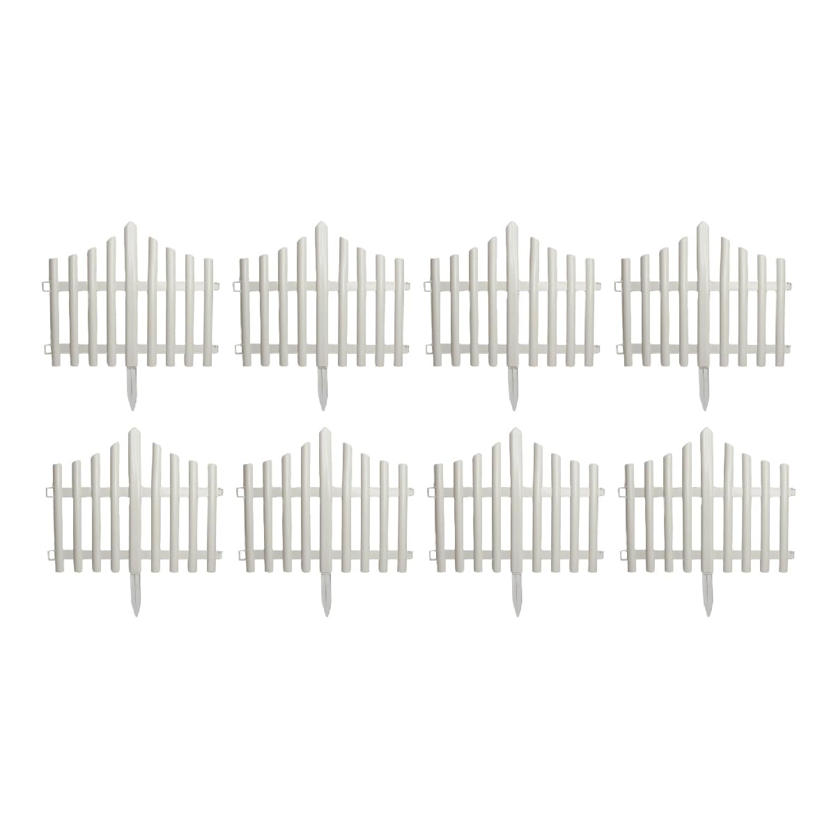 Wonderland Folding Garden Fence (Pack of 8) Picket Fence Made of PP/PVC/Plastic Fence for Garden Decoration, Garden Decor, Balcony Decor, Landscaping (B074193M4B) Amazon Price History, Amazon Price Tracker