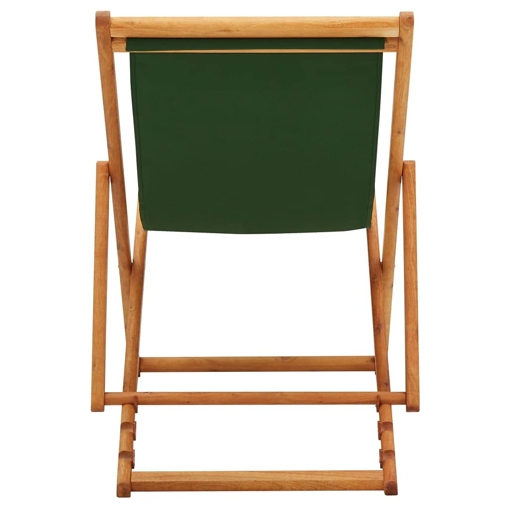 Campingstuhl Klappbar 60 cm Breit, Gartenstuhl aus Eukalyptusholz mit 3-Fach verstellbarem Rücken, Strandstuhl Leicht & Faltbar für Garten Balkon Camping und Outdoor