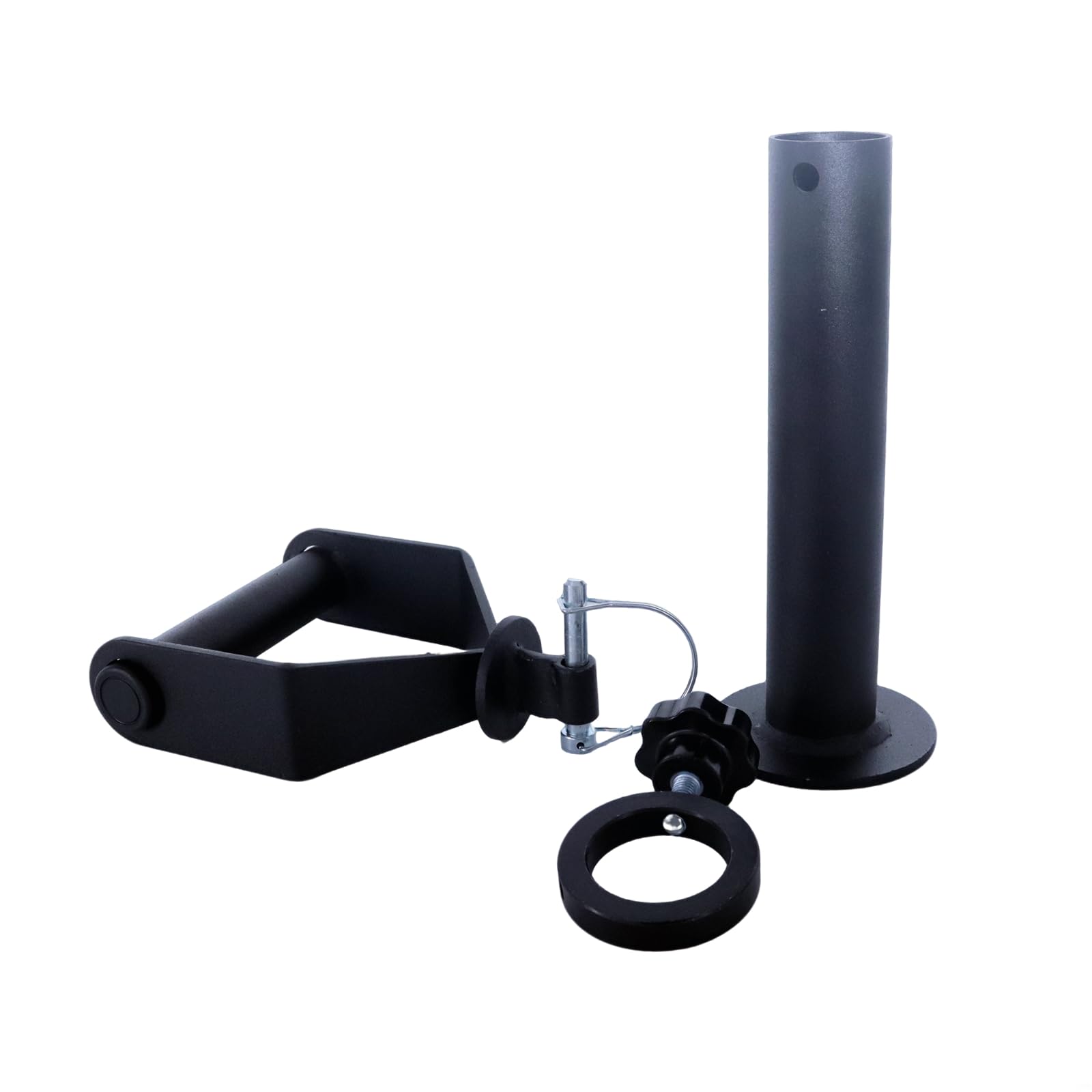 Regulowany uchwyt kettlebell metalowy konwerter, ergonomiczna konstrukcja, szybka regulacja ciężarów kettlebells compatible with 2" obciążenia, idealny do treningu siłowego, HIIT, domowego treningu na