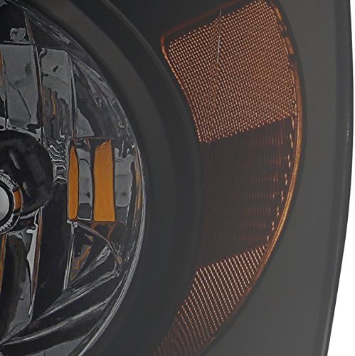 AKKON - For 07-09 Dodge Ram 1500 2500 3500 Pick up Truck Black Smoked Headlights + Red lens Tail lights Combo