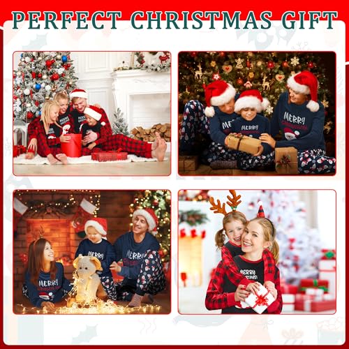 Tphon Christmas Family Pajamas Sets Matching for Christmas Party for Men Women Kids Santa PJS Sleepwear3