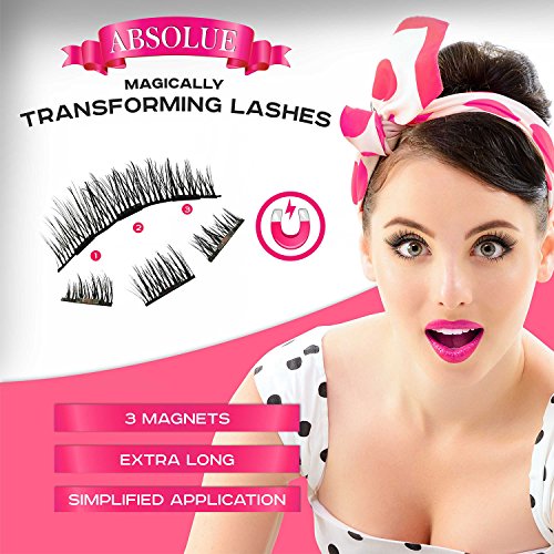 Magnetic Eyelashes [No Glue] Premium Quality False Eyelashes Set for Natural Look - Best Fake Lashes Extensions 3D Reusable (8 PCS) New