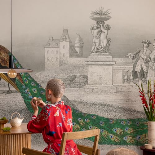 Décor mural adhésif résistant aux taches pour chambre