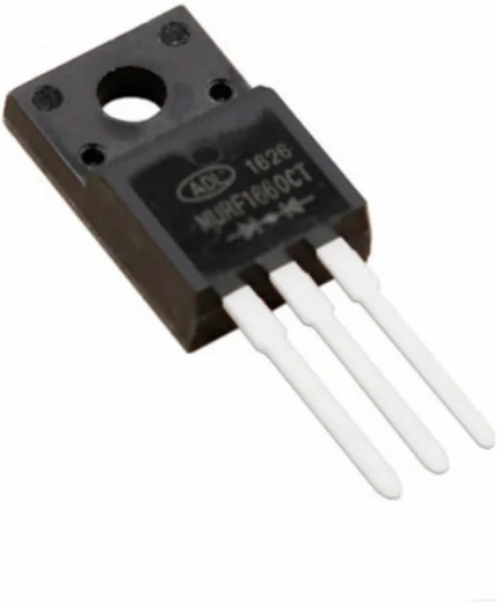 10PCS MURF1660CT Common Negative MURF1660CTR Common Positive Fast Recovery Rectifier Diode Paired Tube 16A 600V(MURF1660CT)