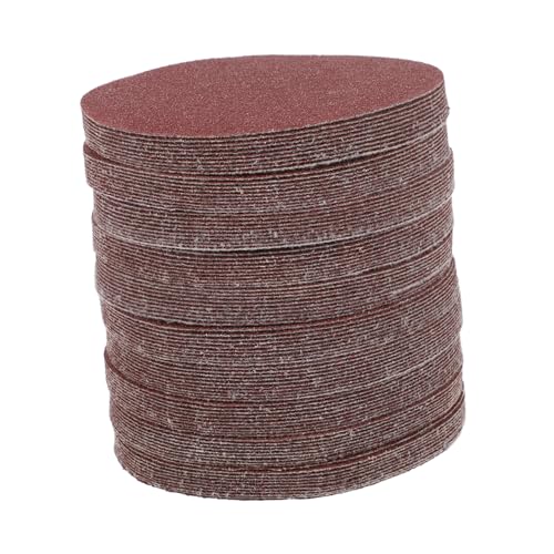 Disques de ponçage circulaires auto-agrippants pour ponceuse orbitale - Lot de 100 pièces grains mixtes