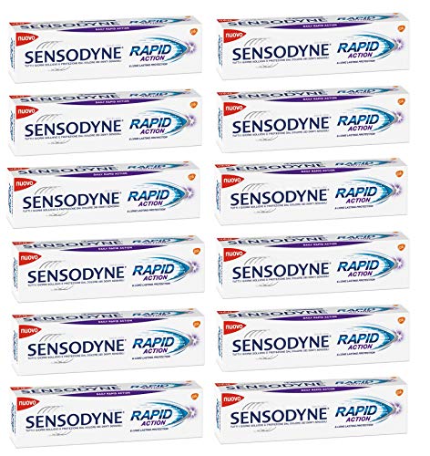 Preisvergleich Produktbild SENSODYNE Rapid Action Zahnpastaspel, 75 ml, Mehrfarbig, 12 Stück