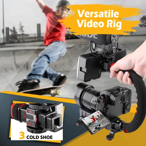 Gimbal Stabilizer For Camera Zeadio Smartphone Camera Stabilizer - Handheld Video Rig For Phones & Cameras Zeadio Smartphone Camera Grip Handle Rig - View #6